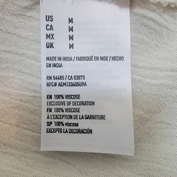 2/$20 American Eagle Ebroidered Peasant Top M - Picture 12 of 12